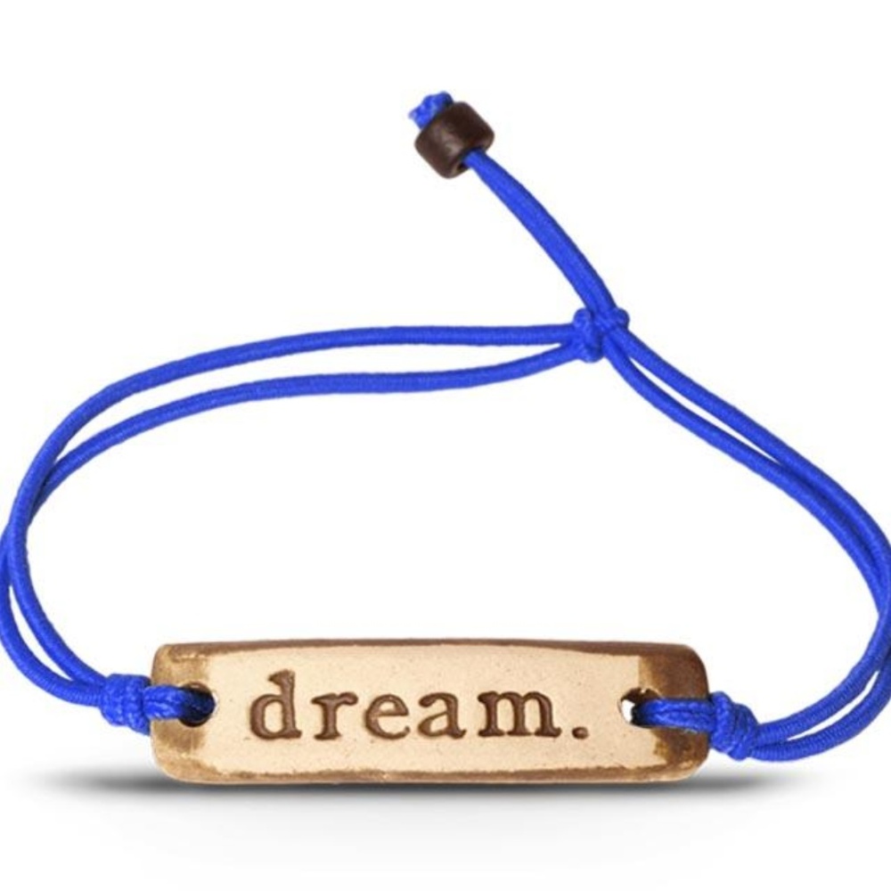 clay DREAM blue stretch bracelet